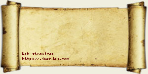 Hana Cerovac vizit kartica